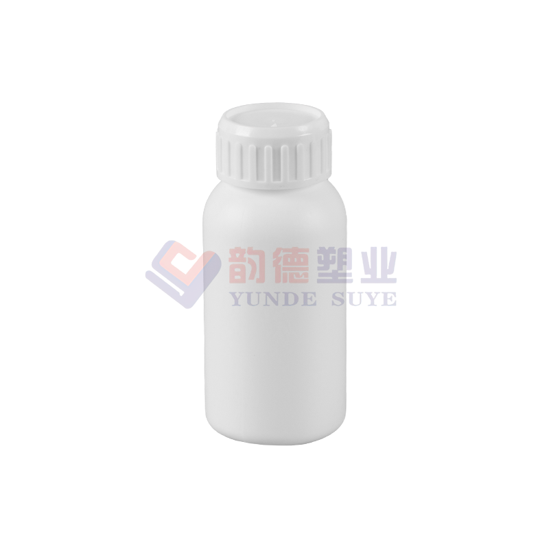 Chai tròn nhựa Flo màu trắng tinh khiết 100ml-02