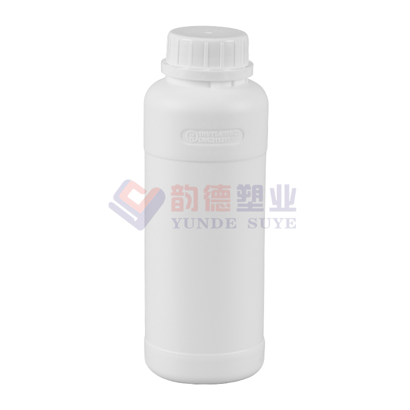 Chai tròn Fluoride dược phẩm bằng nhựa đặc 500ml-01