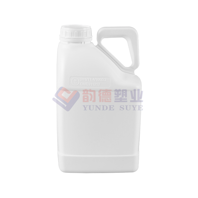 Thùng vuông bằng nhựa Fluorin màu trắng tinh khiết 5L-03
