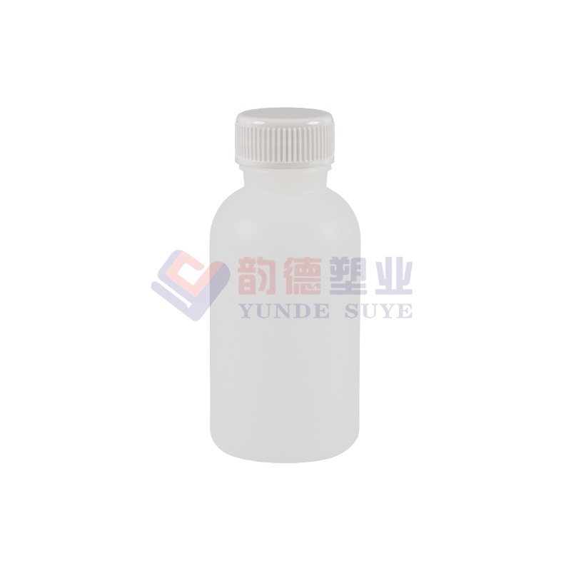 Chai Tròn HDPE Dày Hóa Học Có Nắp PP 100ml-01（A）